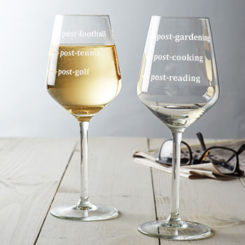 Personalised Hobbies Measure Wine Glass, 3 of 4