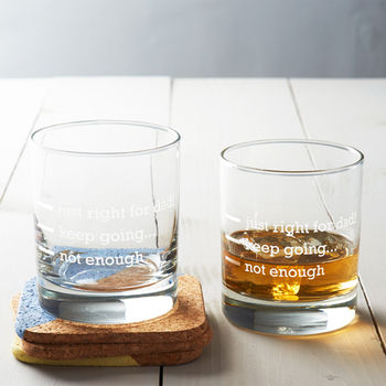 Personalised Measures Glass For Dad, 3 of 6