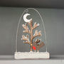 Robin And Snowy Tree Christmas Decoration, thumbnail 1 of 2