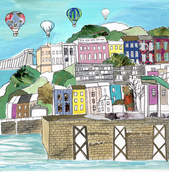 Clifton Balloons Bristol Limited Edition Print, 2 of 2