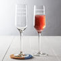 Personalised Measures Champagne Flute, thumbnail 4 of 8