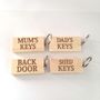 'Keys To The Man Cave' Keyring Can Be Personalised, thumbnail 5 of 5