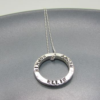 Mini Circle Of Friendship Necklace, 2 of 3