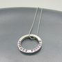 Mini Circle Of Friendship Necklace, thumbnail 3 of 3