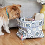 Oilcloth Dog Toy Storage Basket, thumbnail 1 of 12