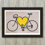 Personalised Bike Lover Cycling Print, thumbnail 3 of 6