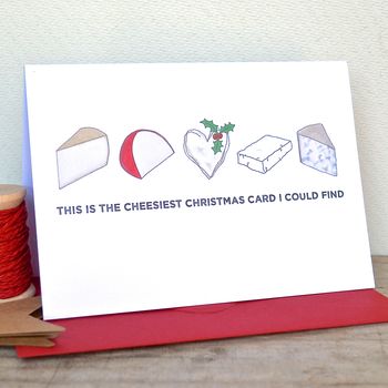 Funny Cheese Christmas Card, 2 of 5