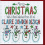 Multi Buy Personalised Snowmen Christmas Cards, thumbnail 2 of 4