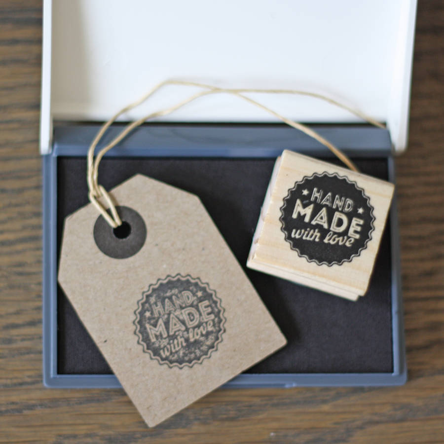 Handmade With Love Stamp And Ink Pad By The Wedding of my Dreams ...