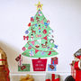 Personalised Advent Calendar Tree Wall Stickers, thumbnail 1 of 5