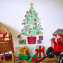 Personalised Advent Calendar Tree Wall Stickers, thumbnail 2 of 5