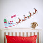 Personalised Advent Calendar Sleigh Wall Stickers, thumbnail 2 of 6