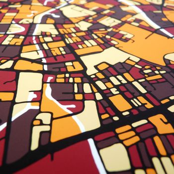 Manchester Map Art Print, 4 of 6
