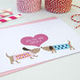 12 Personalised Puppy Love Note Cards, thumbnail 2 of 3