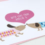 12 Personalised Puppy Love Note Cards, thumbnail 3 of 3
