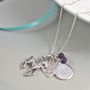 Initial And Horse Charm Necklace, thumbnail 8 of 12