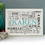 Personalised Word Cloud Typographic Art, thumbnail 9 of 11