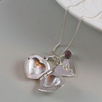Heart Locket With Birthstone, 9 of 12