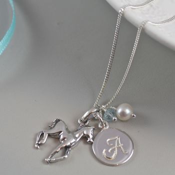 Initial And Horse Charm Necklace, 12 of 12