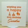 Personalised Laser Cut Happy Birthday Card, thumbnail 2 of 4