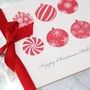 Personalised Bauble Christmas Card, thumbnail 2 of 3