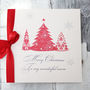 Personalised Christmas Card With Christmas Tree, thumbnail 1 of 3
