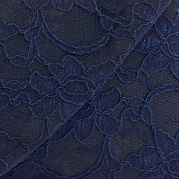 Arden Navy Lace Clutch By Emma Gordon London | notonthehighstreet.com