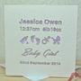 Personalised Laser Cut Baby Card, thumbnail 3 of 5