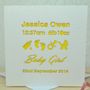Personalised Laser Cut Baby Card, thumbnail 4 of 5