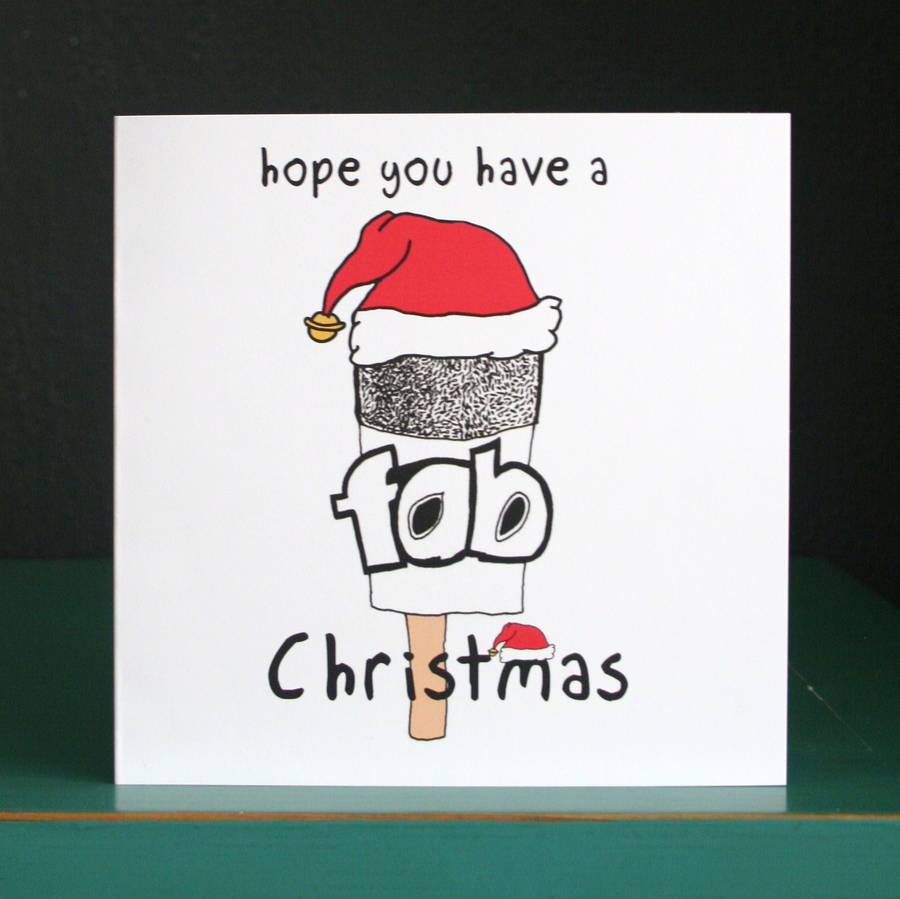 'Have A Fab Christmas' Card By Rael & Pappie | notonthehighstreet.com