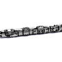 Steampunk Style Sterling Silver Tie Clip, thumbnail 2 of 6