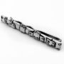 Steampunk Style Sterling Silver Tie Clip, thumbnail 3 of 6