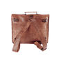 Convertible Leather Backpack Satchel, thumbnail 6 of 7