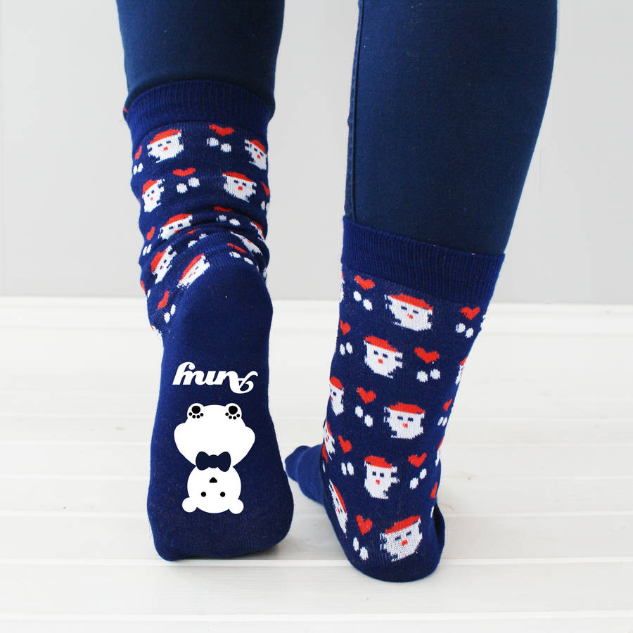 polo teddy bear socks