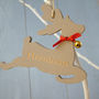 Personalised Engraved Reindeer Decoration, thumbnail 5 of 5