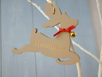 Personalised Engraved Reindeer Decoration, 5 of 5