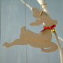 Personalised Engraved Reindeer Decoration, thumbnail 4 of 5