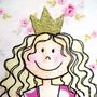 Princess Personalised Children's Print, thumbnail 3 of 8