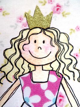 Princess Personalised Children's Print, 3 of 8