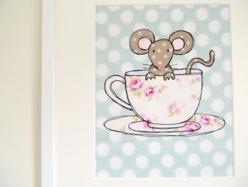 Mouse Personalised Children's Print, 4 of 5