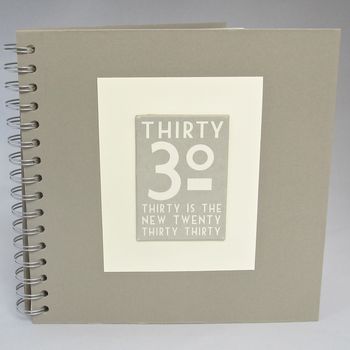 30th Birthday Memories Album / Keepsake Book ~ Boxed, 2 of 8