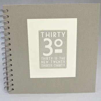 30th Birthday Memories Album / Keepsake Book ~ Boxed, 5 of 8