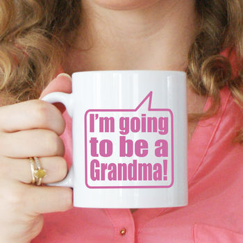Personalised 'I'm Going To Be A Nanna' Mug, 3 of 7