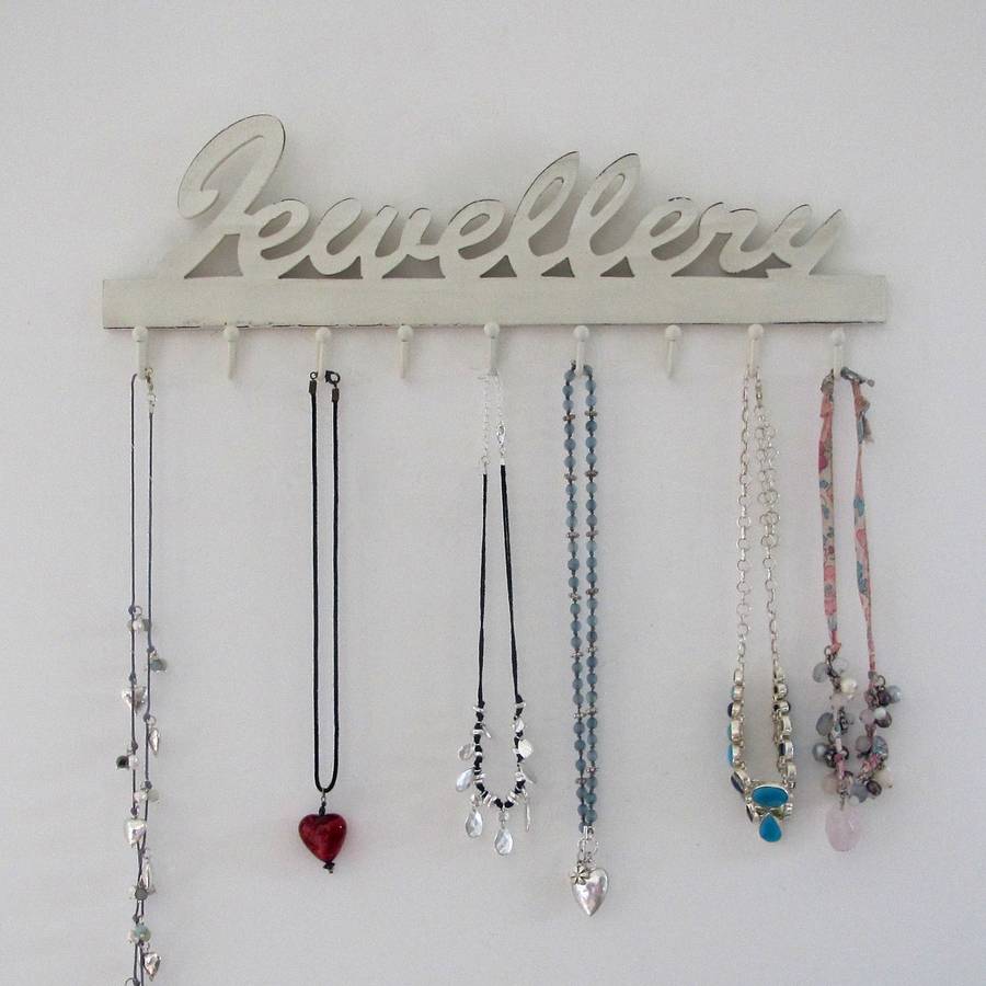Large Wooden Jewellery Hooks By Chapel Cards