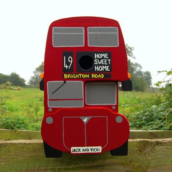 Personalised Bus Bird Box, 8 of 11