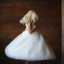 Cotton First Communion Or Flower Girl Dress, thumbnail 3 of 3