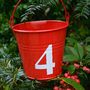 Personalised Letter Style Red Buckets, thumbnail 2 of 6