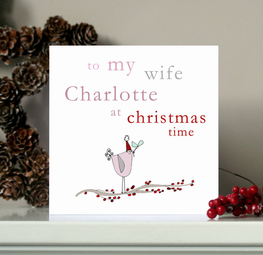 Personalised Wife / Girlfriend Christmas Card, 1 of 4