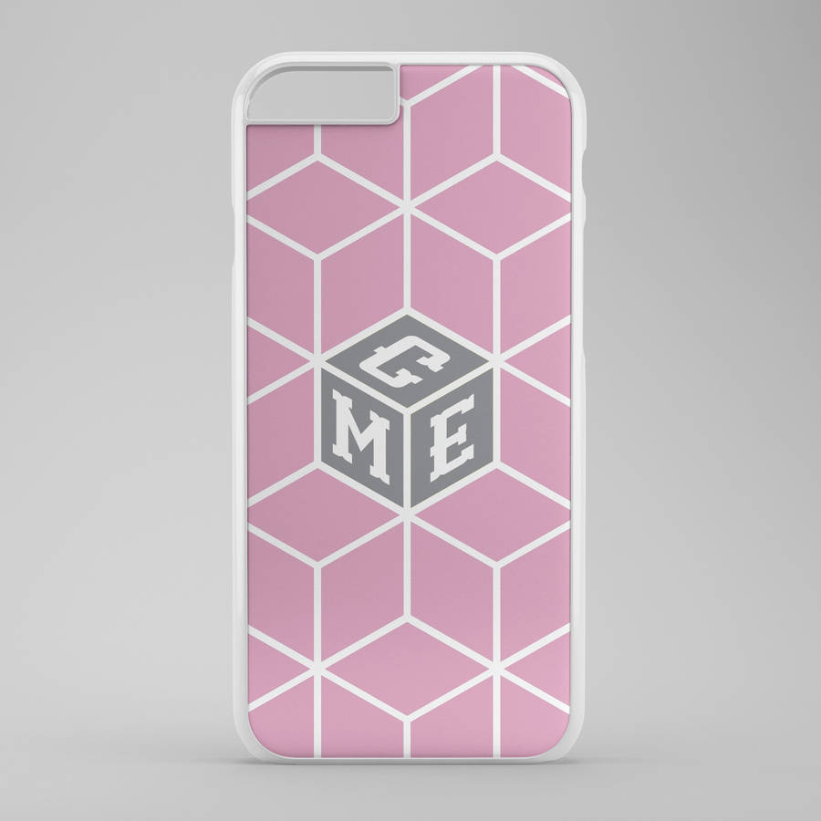 personalised monogram phone case by the good mood society