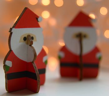 Eight Little Santa Decorations, 3 of 3